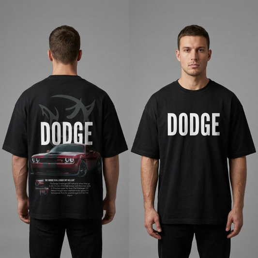 Dodge Muscle Car Graphic T-Shirt – Streetwear Cotton Tee